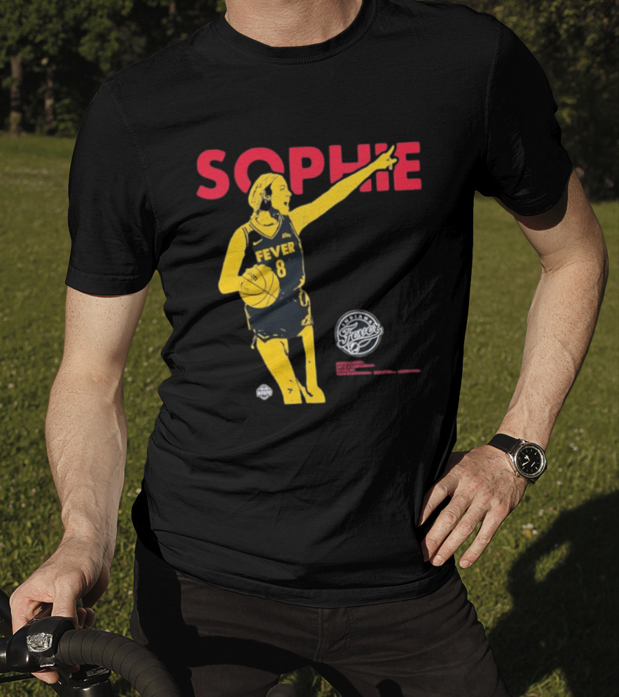 Sophie Cunningham Indiana Fever Basketball Number 8 T-Shirt