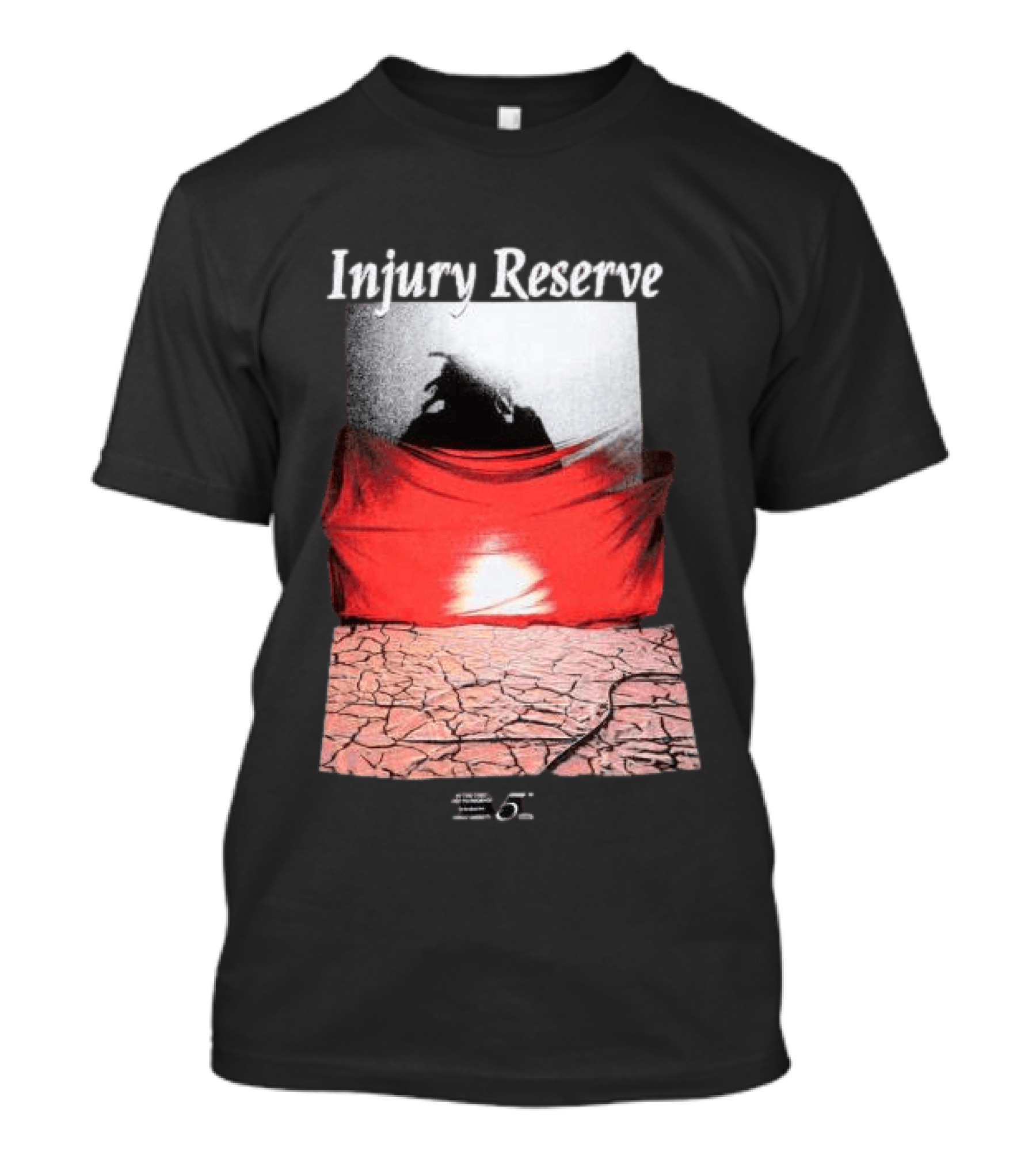 Injury Reserve Stage With Surreal Red And Black T-Shirt