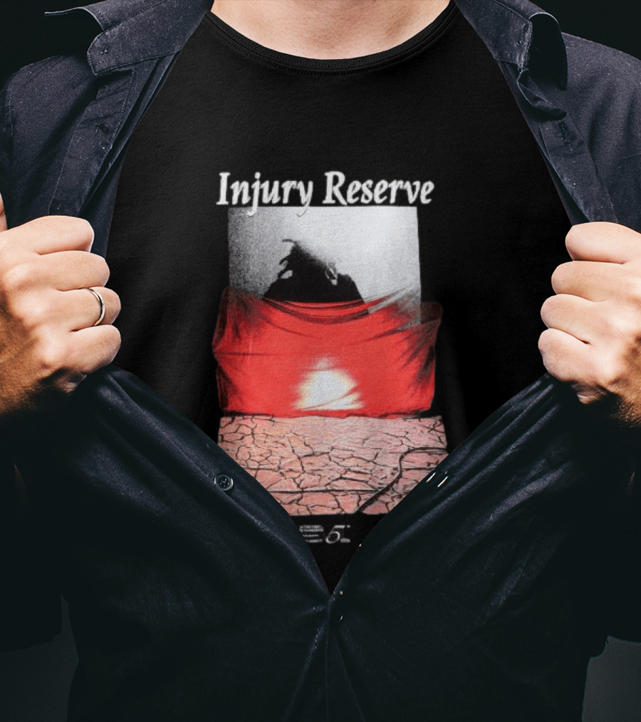 Injury Reserve Stage With Surreal Red And Black T-Shirt