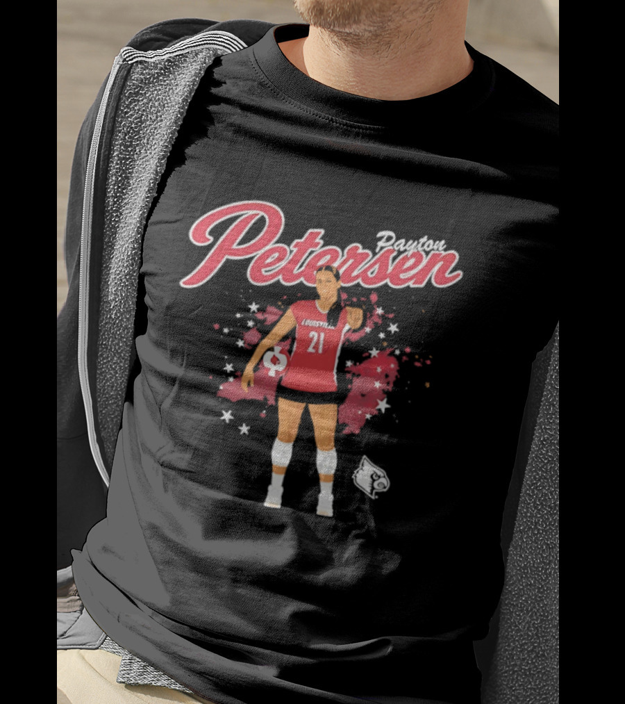 Payton Petersen Louisville Cardinals 21 Volleyball Sportswear T-Shirt