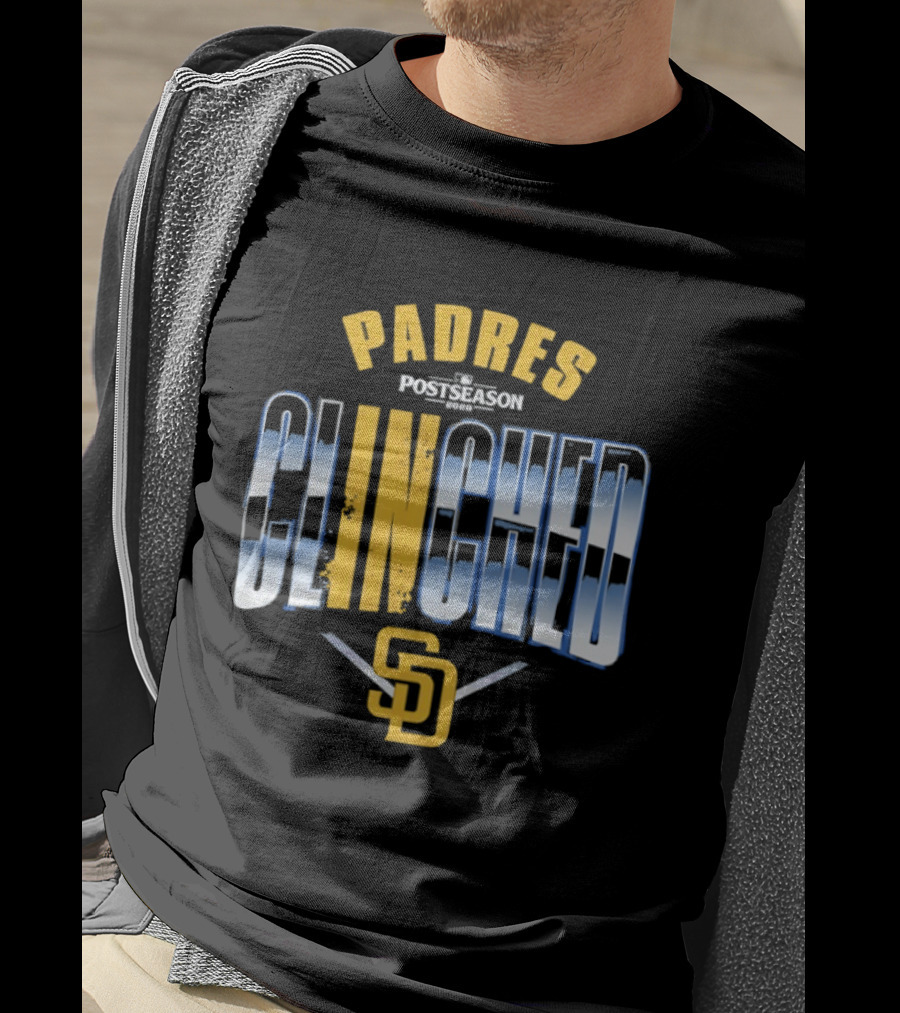 San Diego Padres 2026 MLB Postseason Clinched Padres Postseason Clinched SD T-Shirt