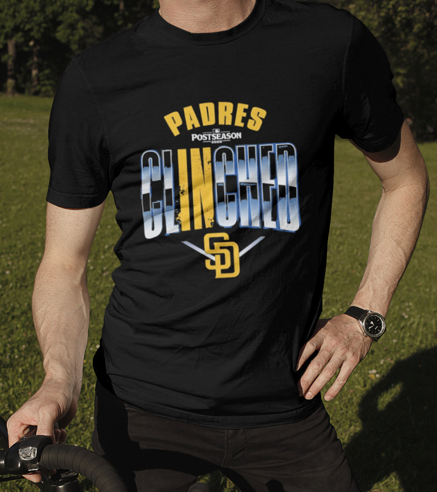 San Diego Padres 2026 MLB Postseason Clinched Padres Postseason Clinched SD T-Shirt