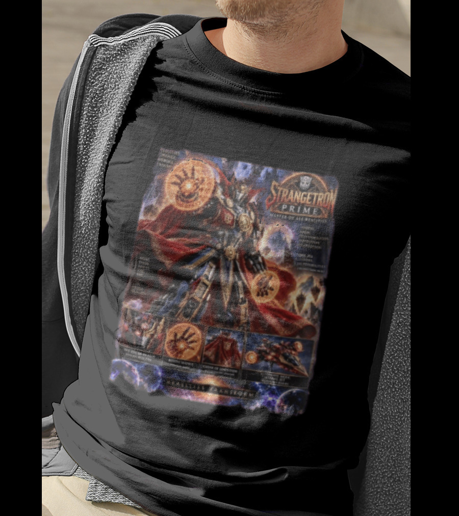 Strangetron Prime Master Of All Realities Realities Transform Mystic Master Crown Of Leviathos Eye Of Paradox T-Shirt