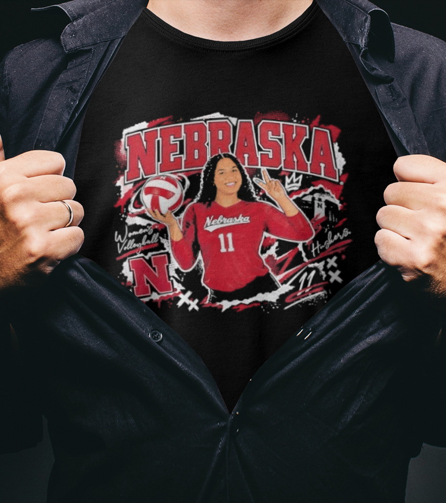 Nebraska Volleyball Teraya Sigler 11 Streetwear T-Shirt