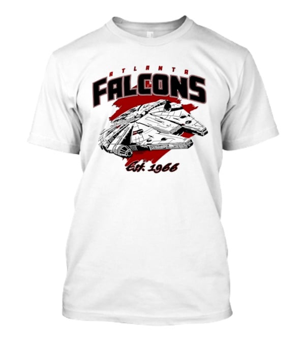 Atlanta Falcons Est 1966 Millennium Falcon Mashup T-Shirt