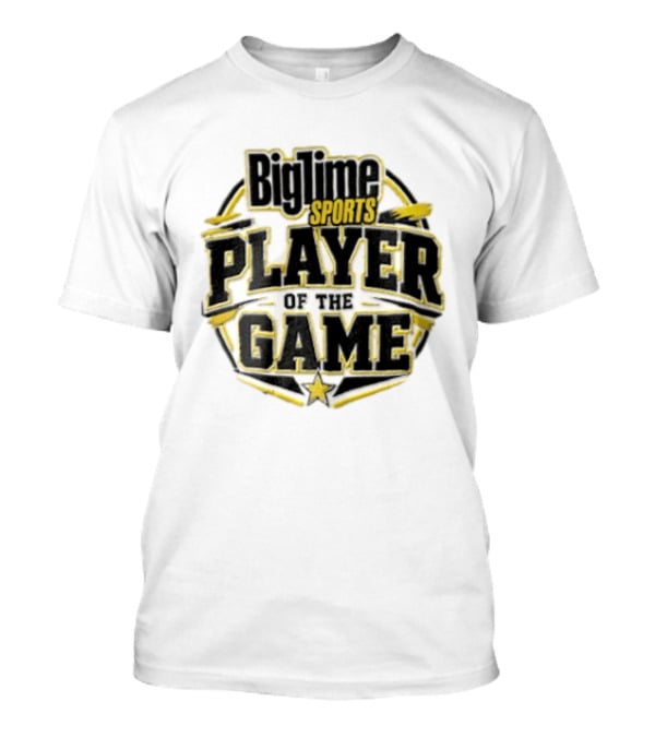 Bigtime Sports Player Of The Game Star Yellow Frame T-Shirt