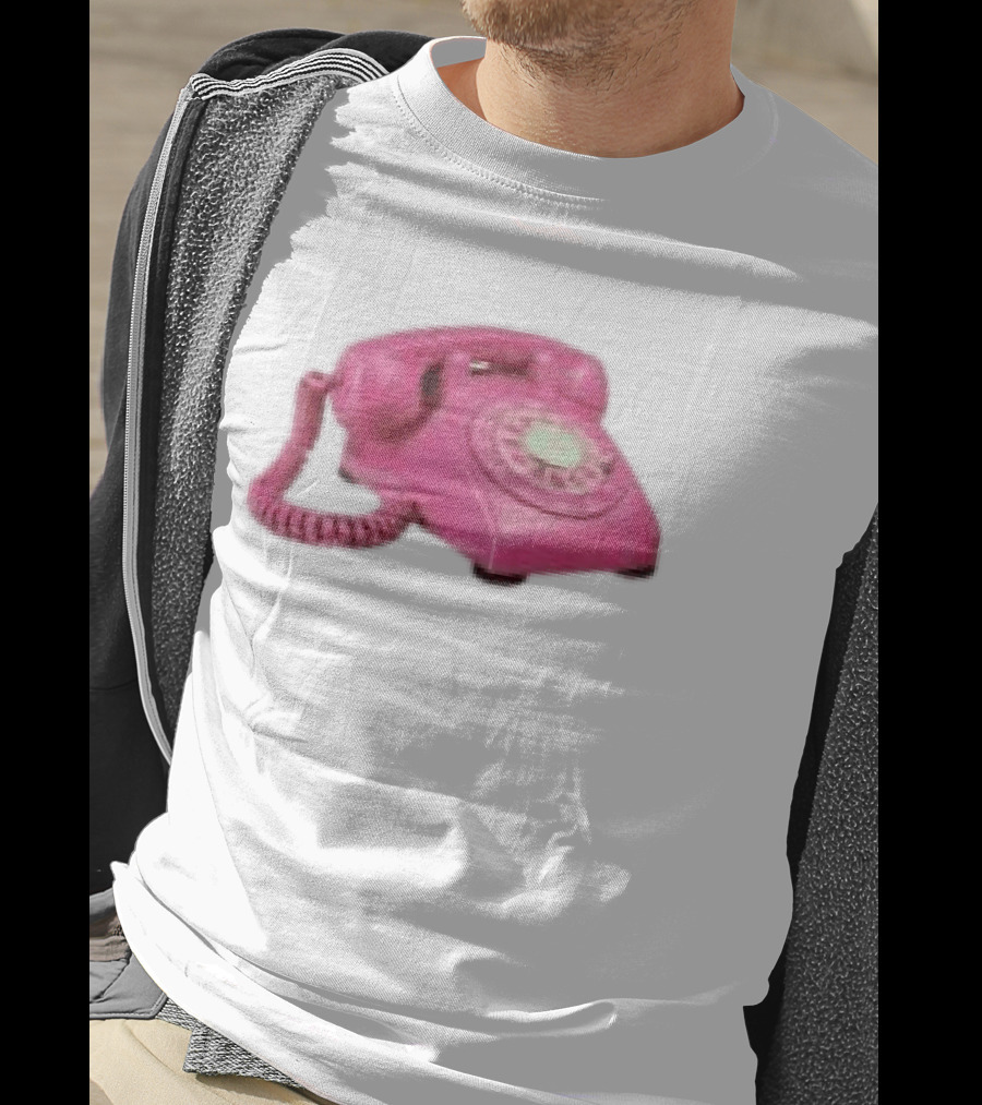 Fesspool Shop Retro Pink Phone Crop Top T-Shirt