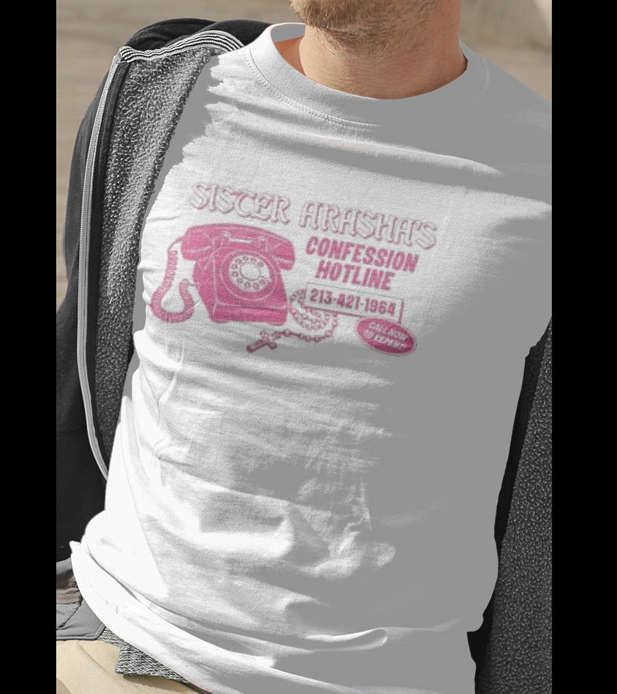 Sister Arasha Confession Hotline Fesspool Shop Pink Crop Tank T-Shirt
