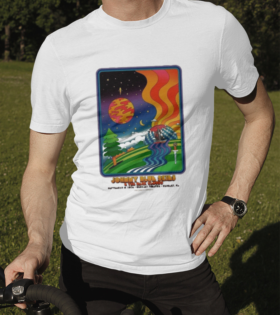 Johnny Blue Skies And The Dark Clouds Greek Theatre Berkeley CA September 15 2026 Event Psychedelic T-Shirt