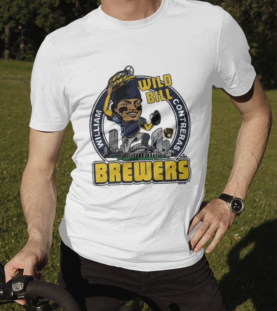 Milwaukee Brewers Wild Bill William Contreras Baseball 2026 T-Shirt