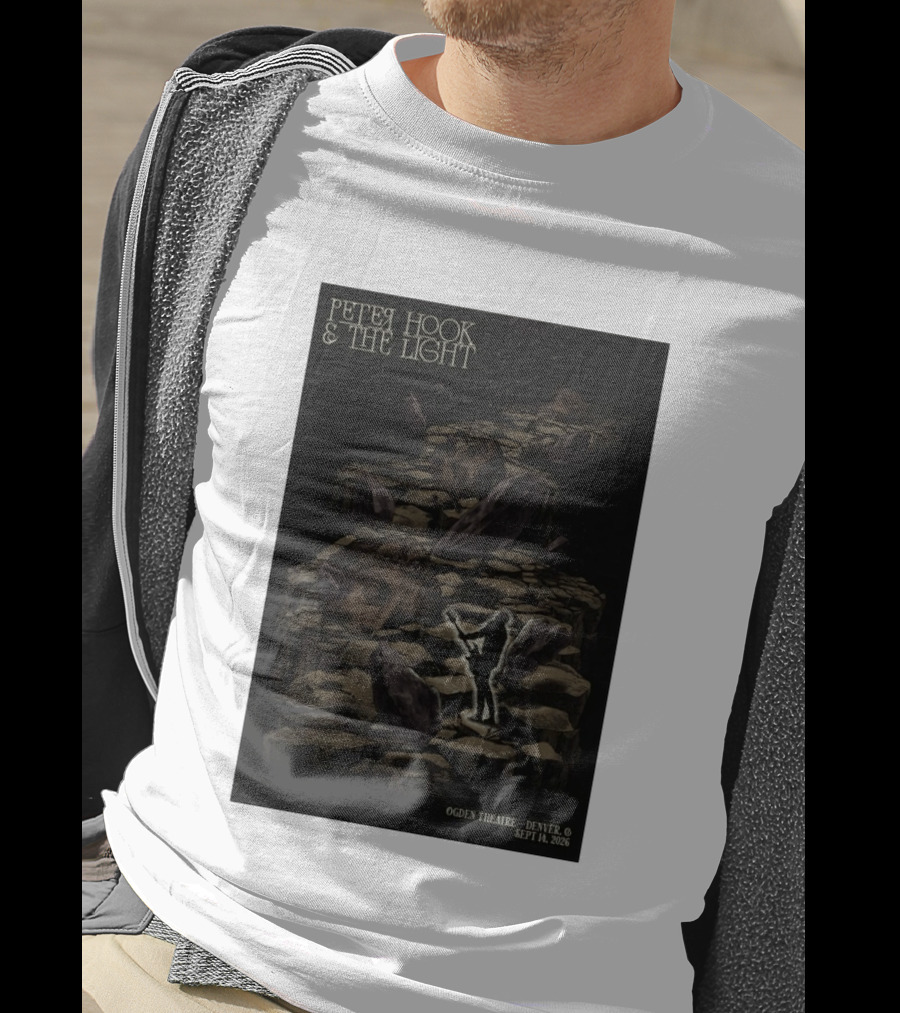 Peter Hook And The Light Ogden Theatre Denver CO September 14 2026 Concert T-Shirt