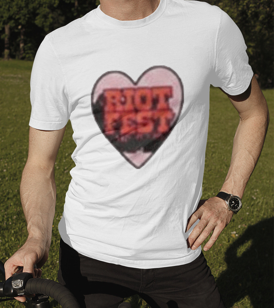 Riot Fest 2026 Chicago September 18 20 Heart T-Shirt