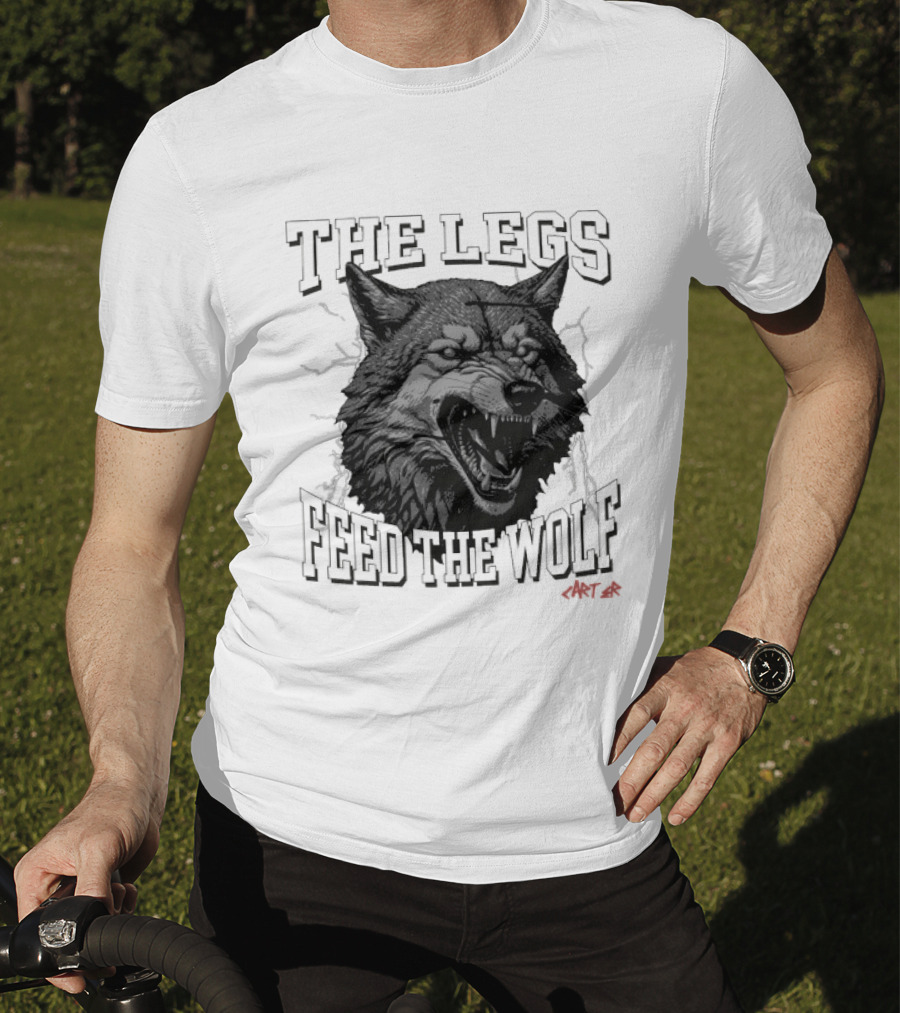 The Legs Feed The Wolf Will Carter Roaring Wolf T-Shirt