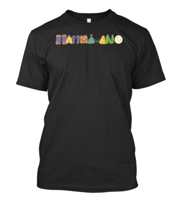 8ro8 Hammajang Tour Los Angeles San Francisco San Diego Las Vegas Maui Big Island O'ahu Locations T-Shirt
