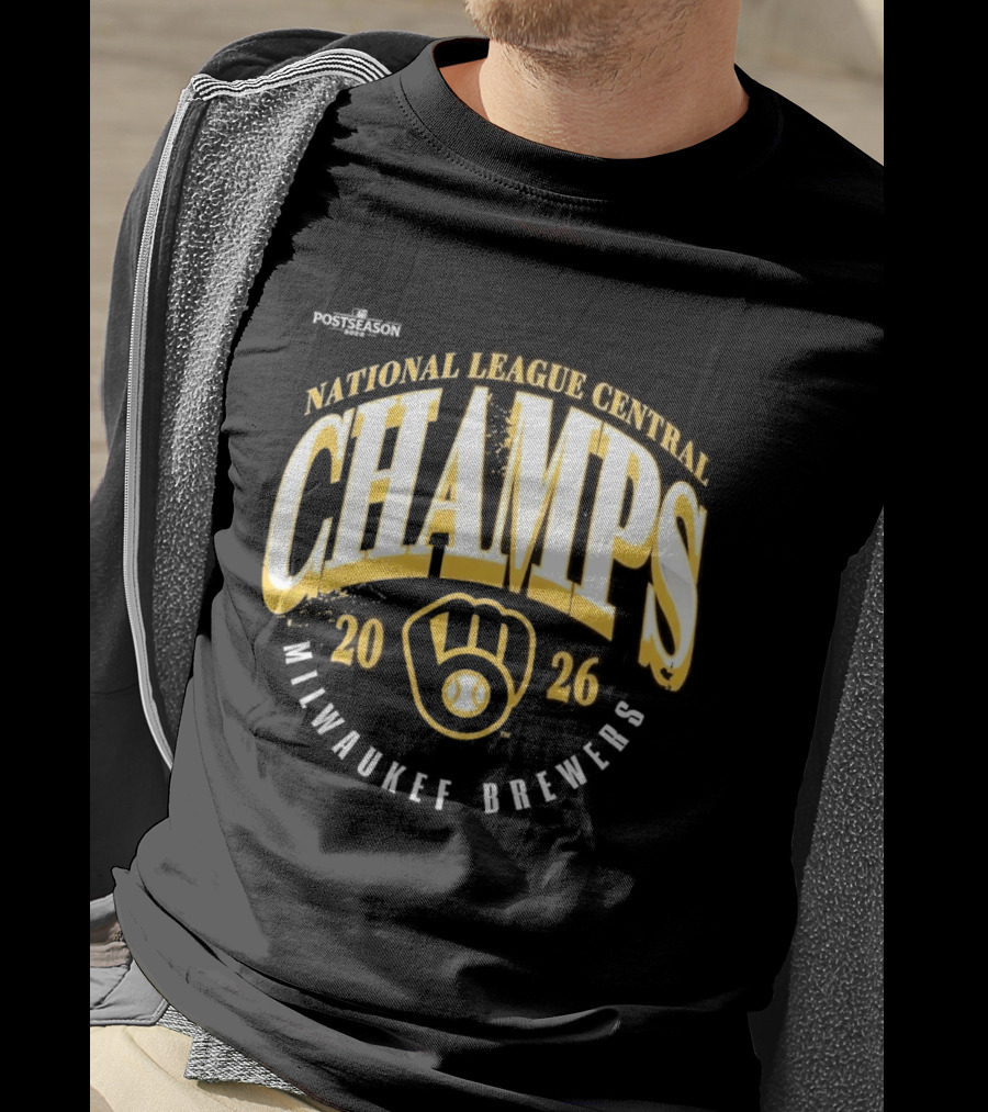 Milwaukee Brewers 2026 National League Central Champs T-Shirt
