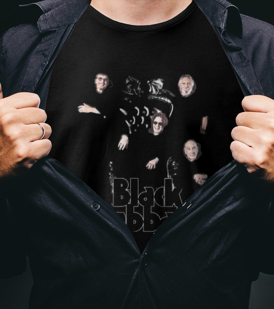 Black Sabbath Back To The Beginning Band Photo T-Shirt