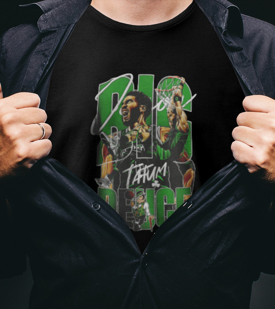 Boston Celtics Tatum Big Deuce Dunking T-Shirt