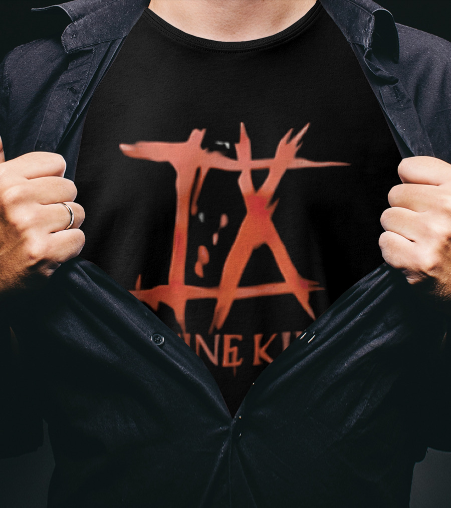 Ice Nine Kills Stylized IX Spiky Horror Roman Numerals T-Shirt