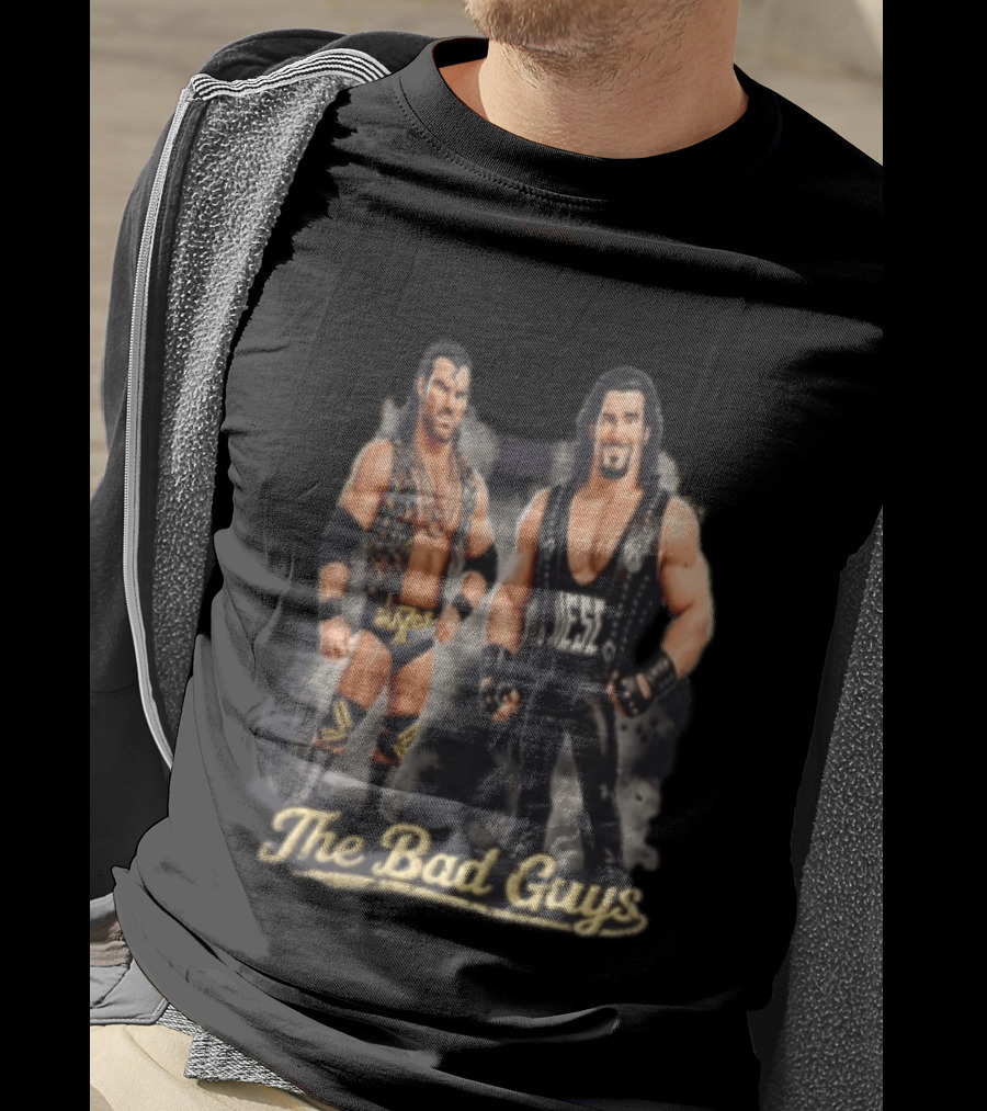Razor Ramon Diesel The Bad Guys WWE Wrestling Legends T-Shirt