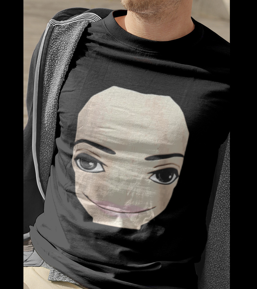 Roblox Avatar Smirking Face Female T-Shirt