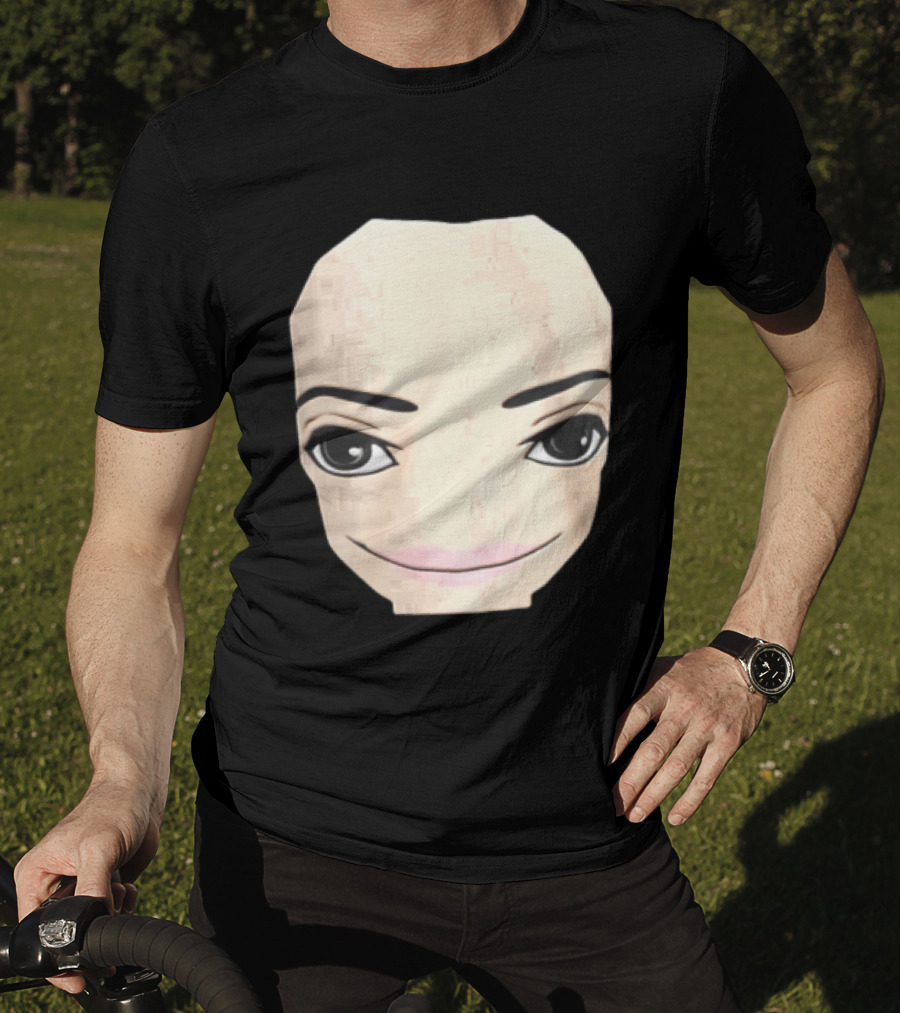Roblox Avatar Smirking Face Female T-Shirt