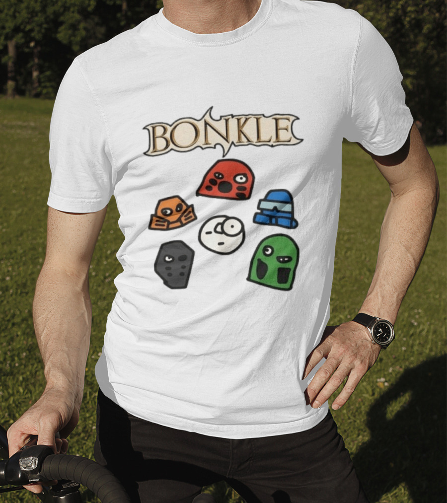 Bonkle Bionicle Toa Mata Masks Collection T-Shirt