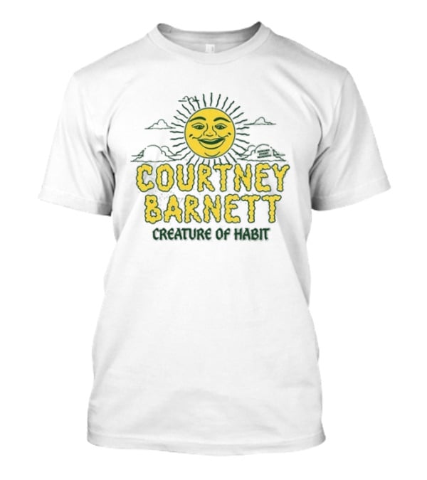 Courtney Barnett Creature Of Habit Sunny Face T-Shirt