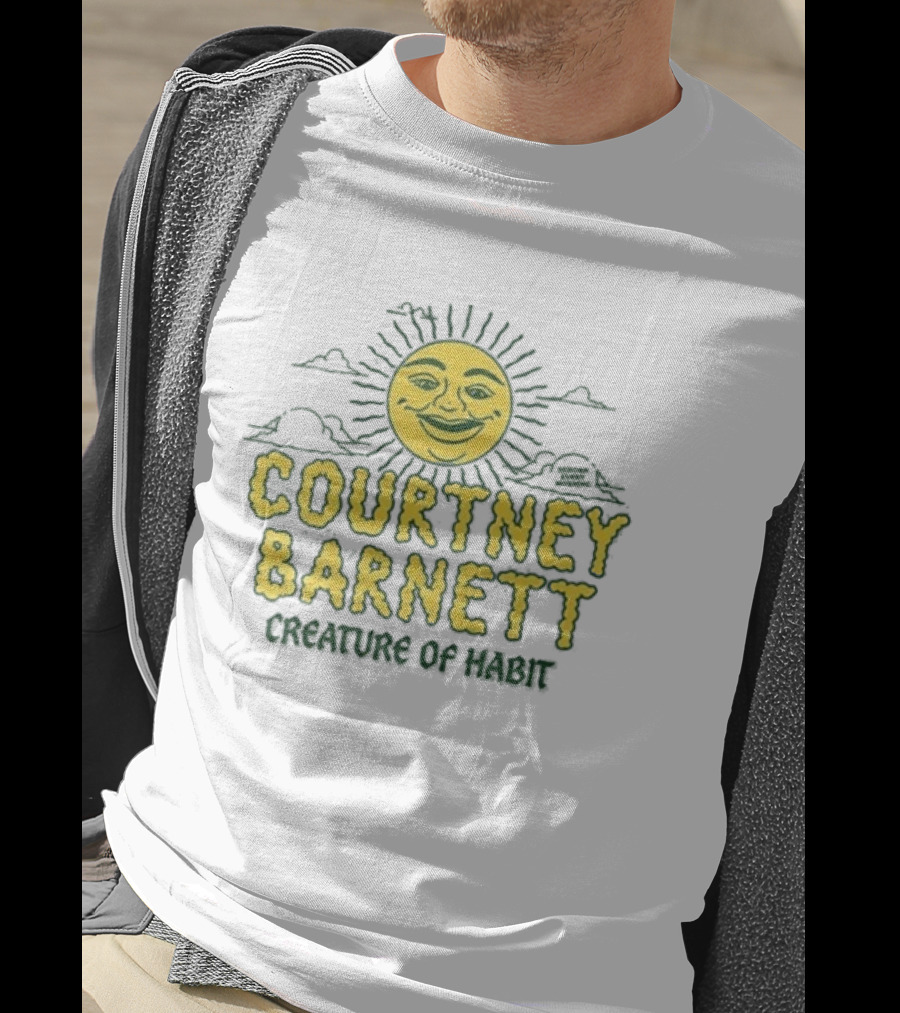 Courtney Barnett Creature Of Habit Sunny Face T-Shirt