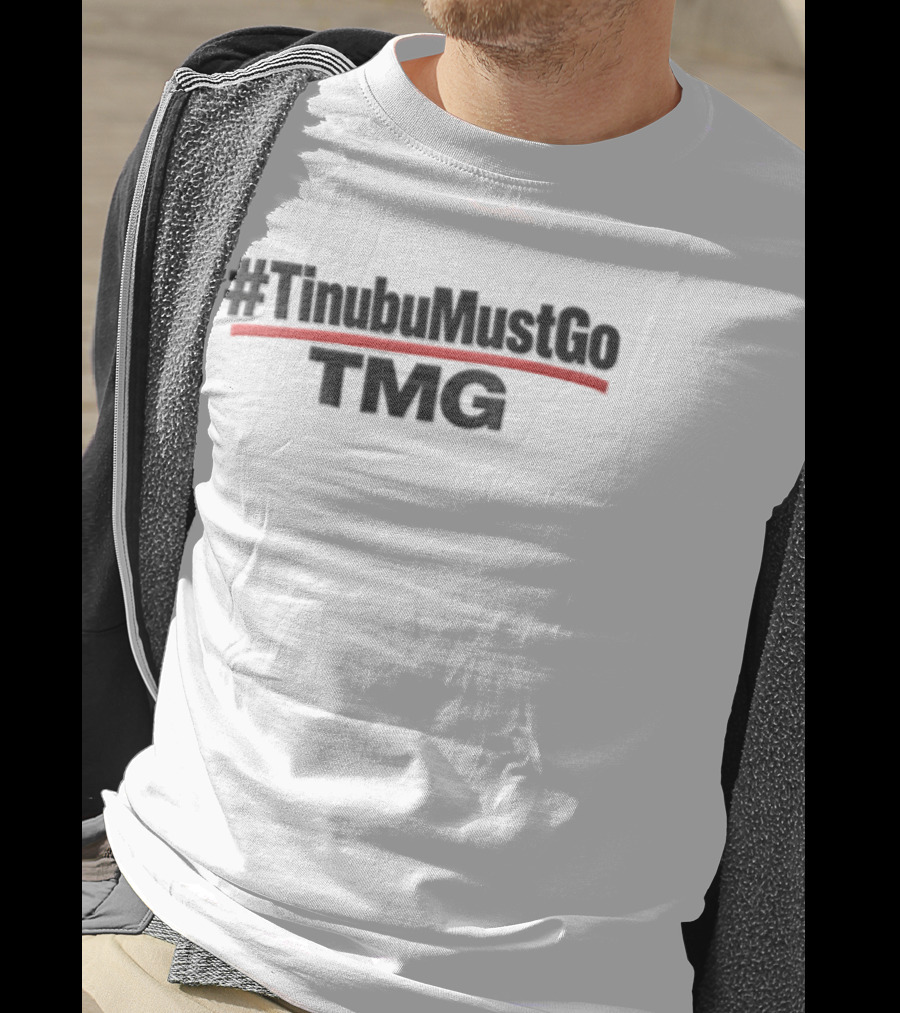 #TinubuMustGo TMG Red Arch Line T-Shirt