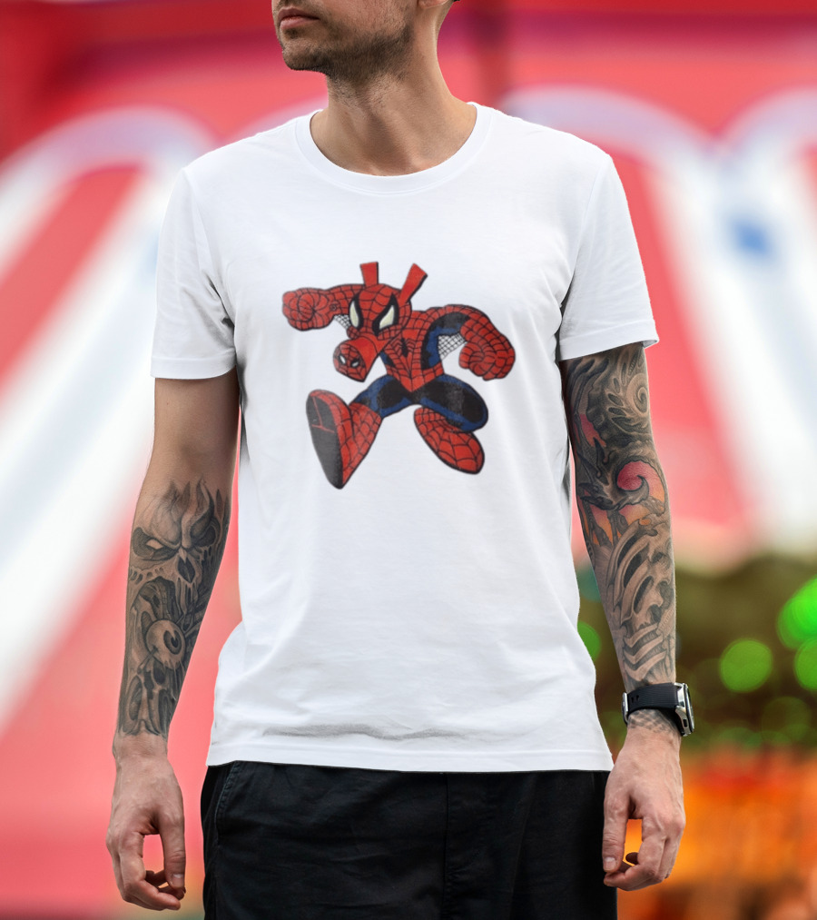 Marvel Comics Cartoon Spider Ham Peter Porker 1986 Pig Suit T-Shirt