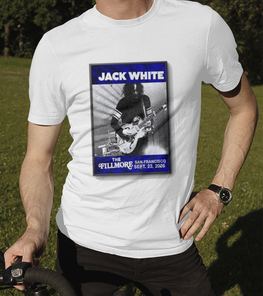 Jack White The Fillmore San Francisco September 23 2026 T-Shirt