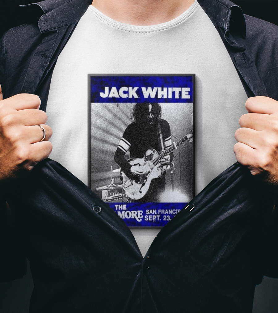 Jack White The Fillmore San Francisco September 23 2026 T-Shirt