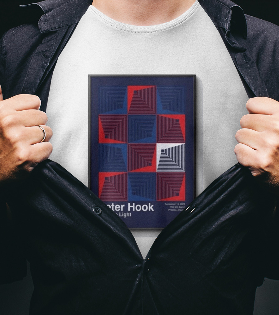 Peter Hook And The Light September 15 2026 The Van Buren Phoenix Arizona T-Shirt