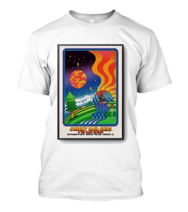 Johnny Blue Skies And The Dark Clouds Berkeley Theatre September 15 2026 Berkeley CA T-Shirt