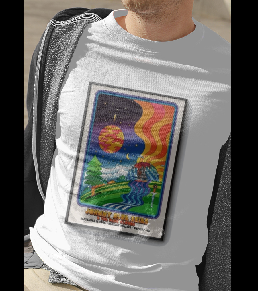 Johnny Blue Skies And The Dark Clouds Berkeley Theatre September 15 2026 Berkeley CA T-Shirt