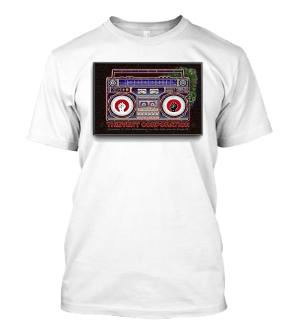 Thievery Corporation Boombox September 15 2026 McMenamins Crystal Ballroom Portland OR T-Shirt
