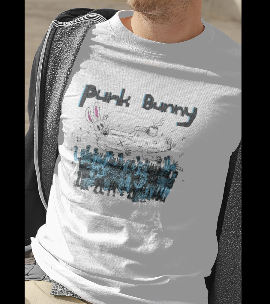 Punk Bunny Music Band Crowd T-Shirt