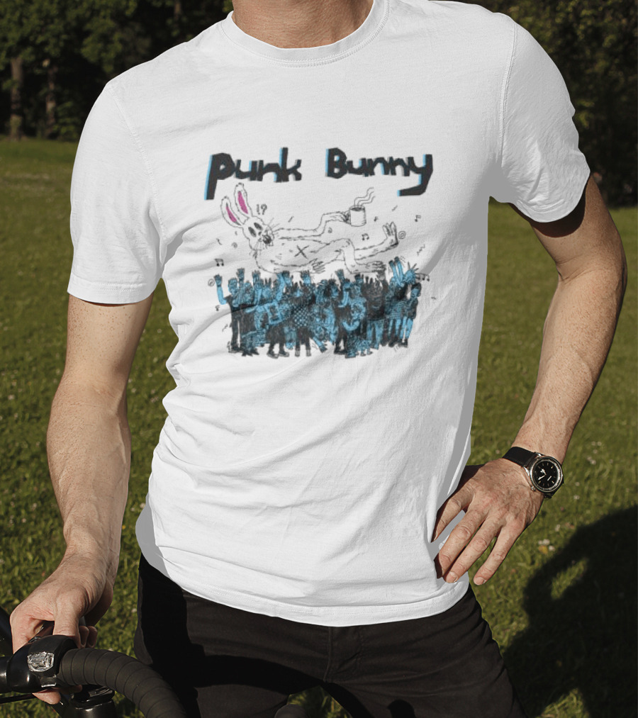 Punk Bunny Music Band Crowd T-Shirt