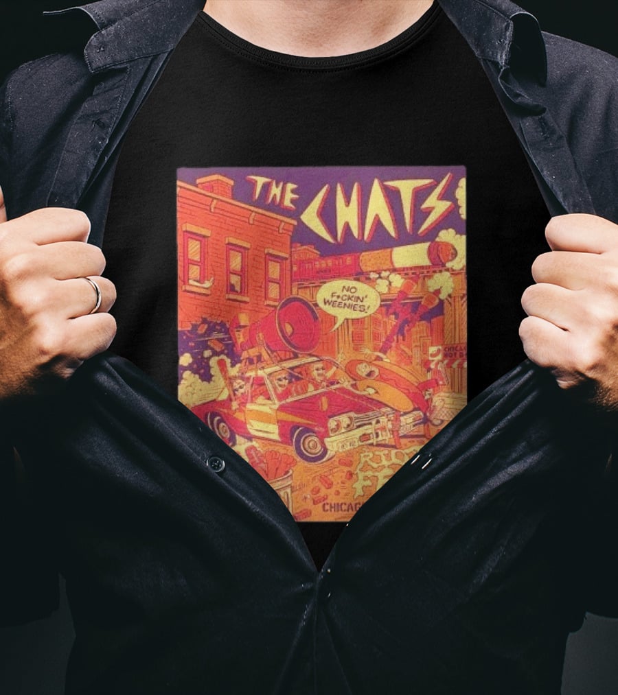The Chats Riot Fest Chicago September 19 2026 Vintage Comic T-Shirt