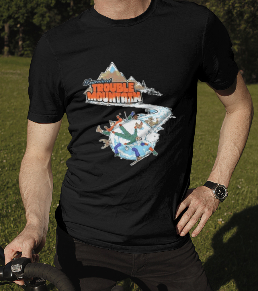Aesop Rock X Blockhead I Survived Trouble Mountain T-Shirt