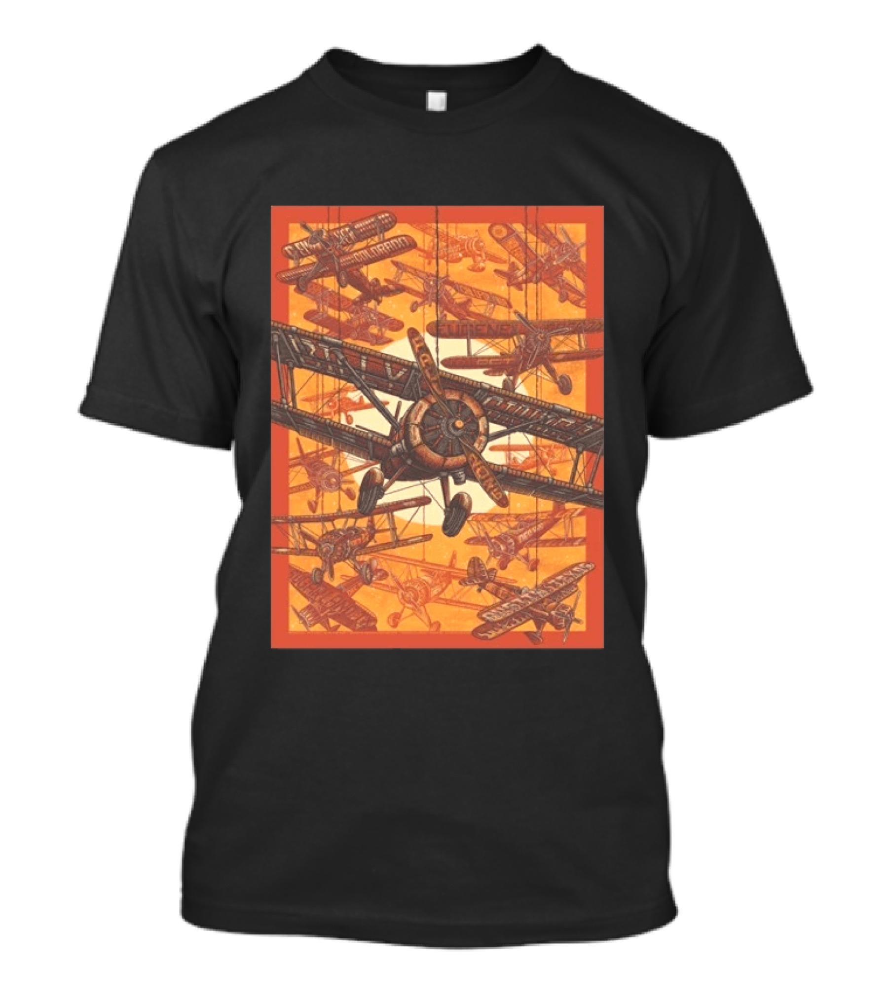 Billy Strings Fall 2026 Luke Martin Denver CO Airplane T-Shirt