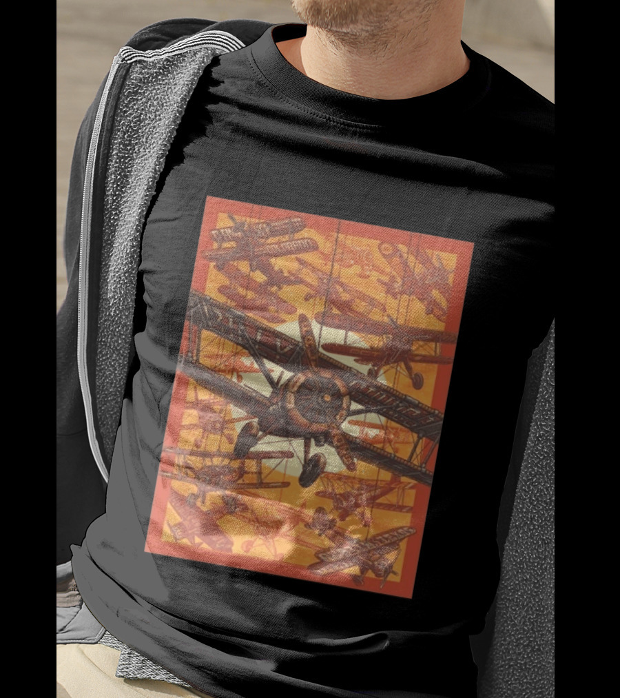 Billy Strings Fall 2026 Luke Martin Denver CO Airplane T-Shirt