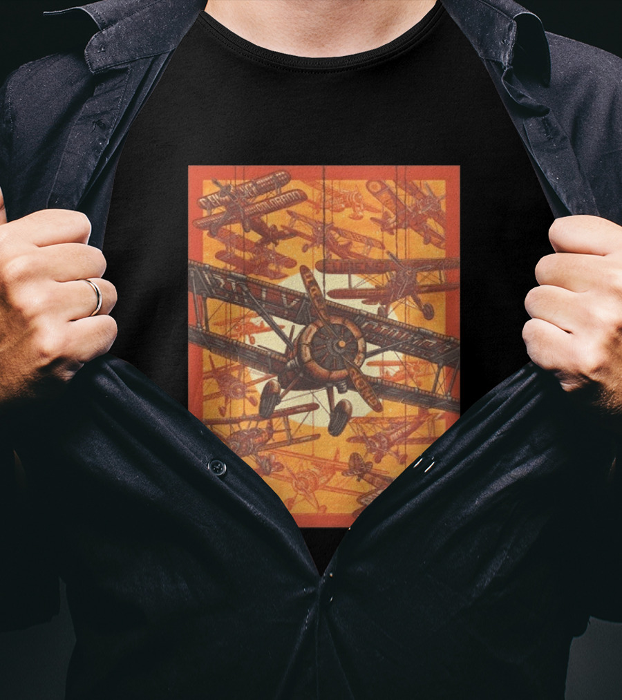Billy Strings Fall 2026 Luke Martin Denver CO Airplane T-Shirt