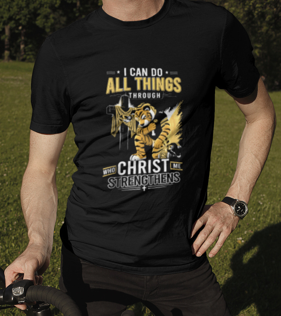 I Can Do All Things Through Christ Who Strengthens Me Mizzou Tiger T-Shirt
