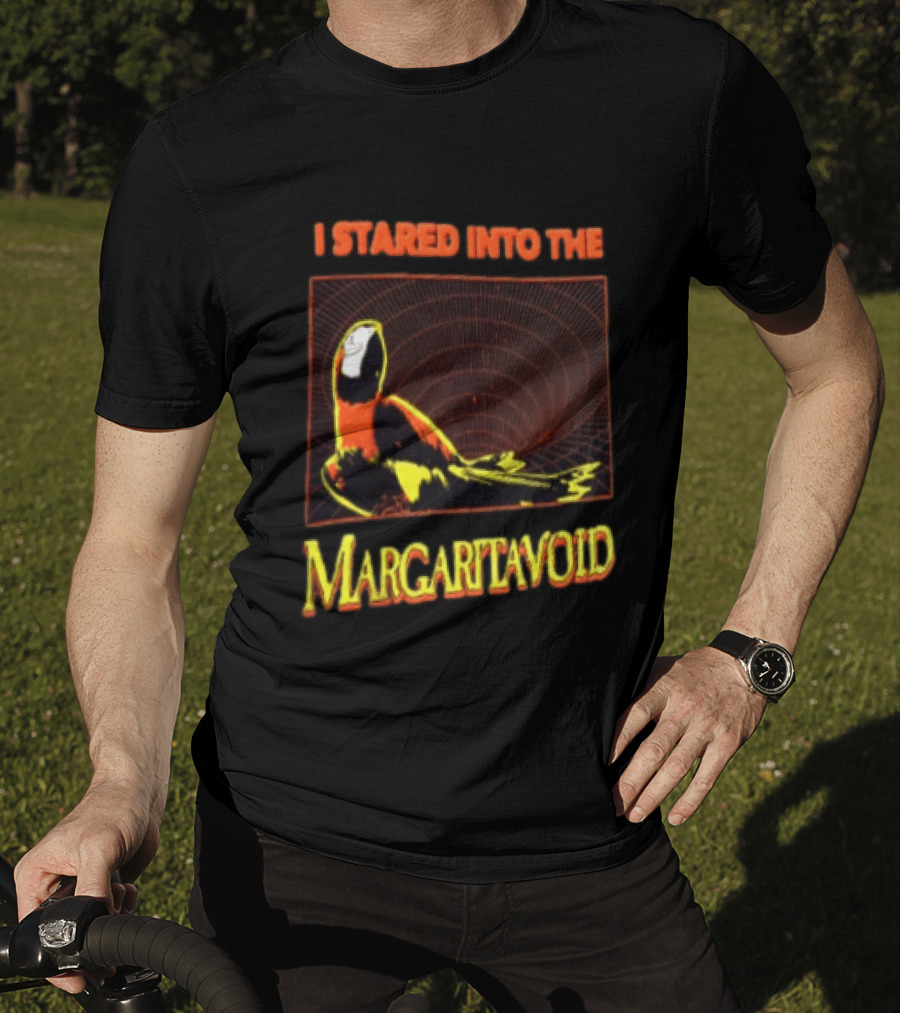 I Stared Into The Margaritavoid Macaw Parrot Psychedelic Journey T-Shirt