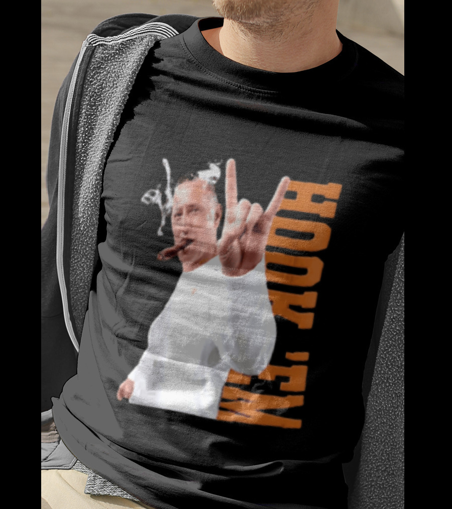 Coach Steve Sarkisian Hock 'Em Gesture Football Spirit T-Shirt