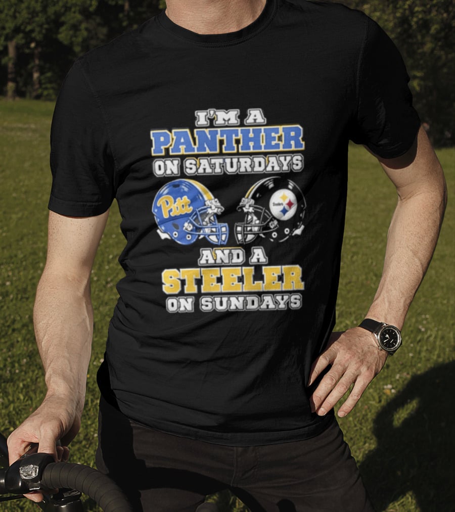 I’m A Panther On Saturdays And A Steeler On Sundays T-Shirt
