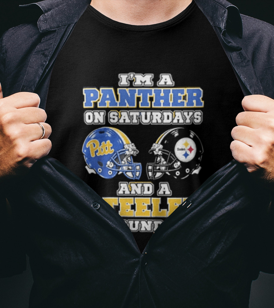 I’m A Panther On Saturdays And A Steeler On Sundays T-Shirt