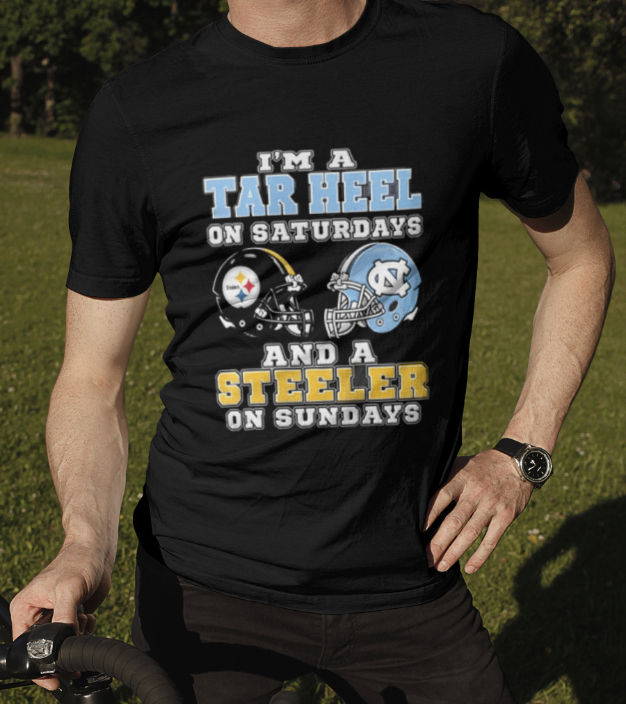 Pitt Panther On Saturdays And Steeler On Sundays Football Team Spirit T-Shirt