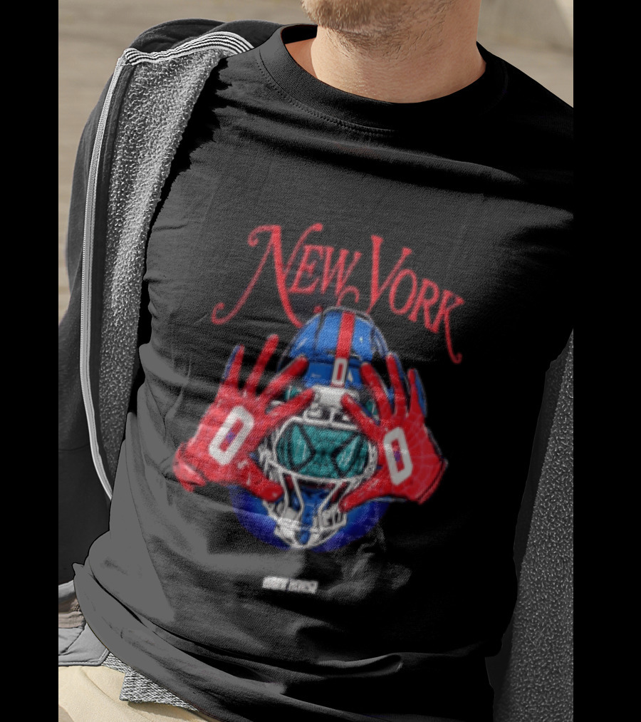 New York Dark Horse Helmet Spider Man Gloves T-Shirt